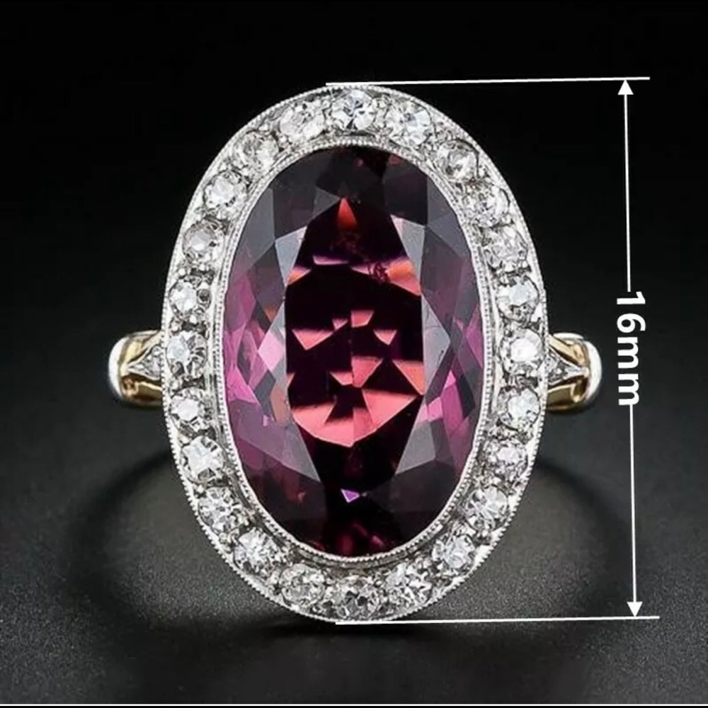 18kt Gold Plated Ruby Ring - Picture 8 of 10